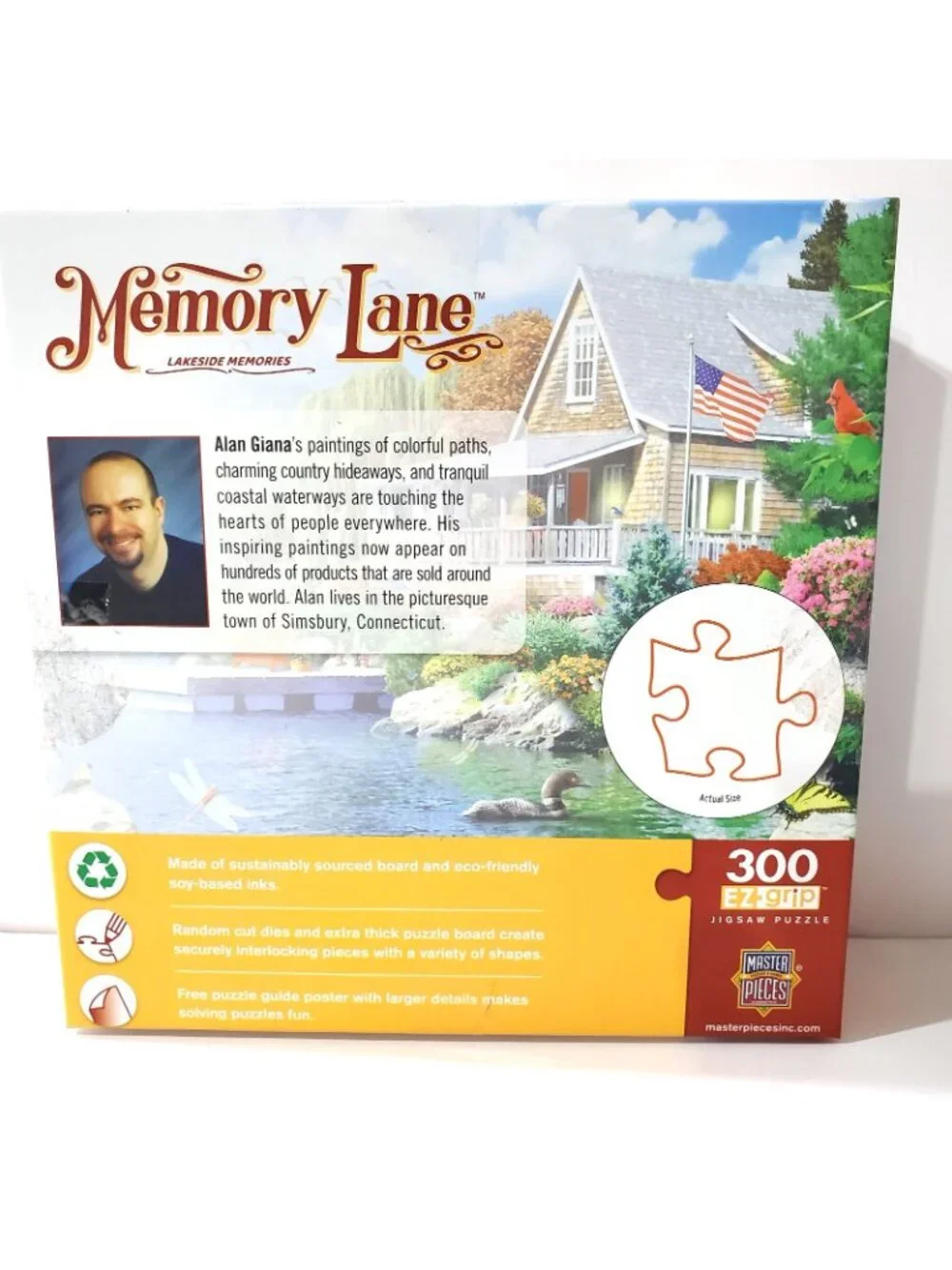 Master Pieces Memory Lane LAKESIDE MEMORIES Jigsaw Puzzle 300 large pcs COMPLETE
